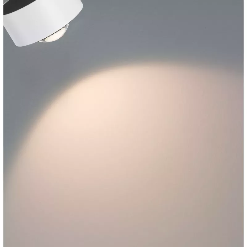 Foco para riel URail Foco individual Aldan 500lm 8W Blanco Interruptor 230V