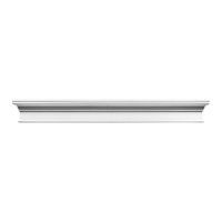 D400 ORAC Fronton Durofoam L127,5 x H5,5 x L14,5 cm ORAC DECOR 1 - Cimaise Tableau 