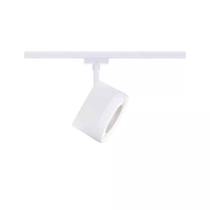 Foco individual para rieles URail Arena, 850 lm, 15 W, 2700 K, regulable, 230 V, luz blanca.