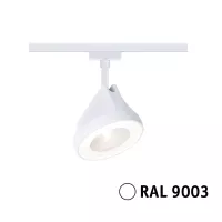 URail Track spotlight Arena Individual spotlight 850lm 15W 2700K dimmable 230V Signal white - système d'accrochage et décoration - détail 5