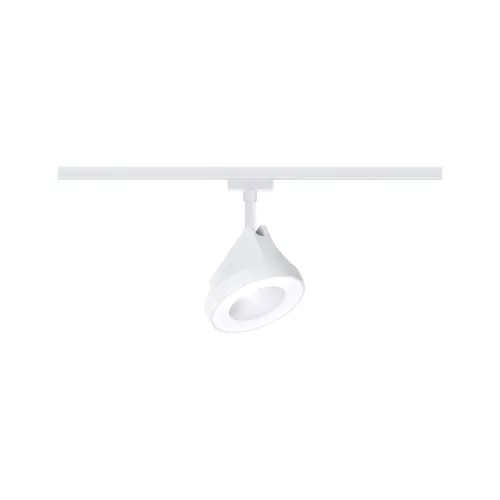 Foco individual para rieles URail Arena, 900 lm, 15,1 W, 4000 K, regulable, 230 V, luz blanca.
