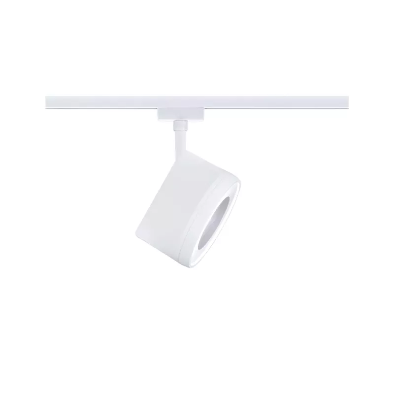 Foco individual para rieles URail Arena, 900 lm, 15,1 W, 4000 K, regulable, 230 V, luz blanca.