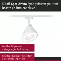 Foco individual para rieles URail Arena, 900 lm, 15,1 W, 4000 K, regulable, 230 V, luz blanca. - système d'accrochage et décoration - détail 7