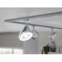URail Spot sur rail Arena Spot individuel 950lm 15,3W 4000K gradable 230V Chrome mat, Chrome - système d'accrochage et décoration - détail 6