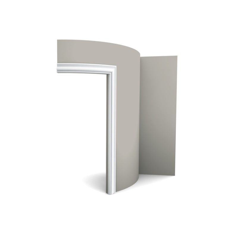 DX174F ORAC Profilo flessibile multifunzionale Durofoam L200 x H6 x L2,2 cm ORAC DECOR 1 - Cimaise Tableau 