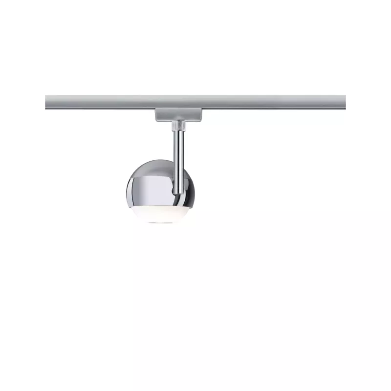 URail Spot sur rail Capsule II Spot individuel 439lm 6,3W 2700K gradable 230V Chrome mat, Chrome