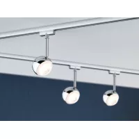URail Track spotlight Capsule II Individual spotlight 439lm 6.3W 2700K dimmable 230V Matt chrome, Chrome - système d'accrochage et décoration - détail 6