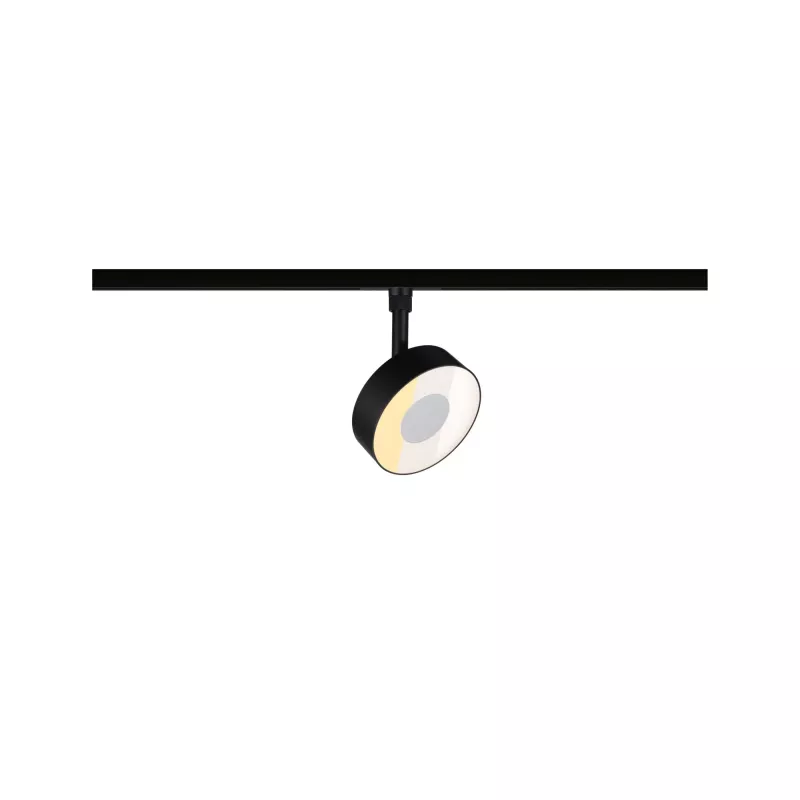 Foco para riel URail Circle 160lm 5W 2700 - 4000K regulable 230V Negro mate - système d'accrochage et décoration