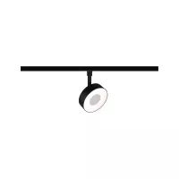 URail Spot sur rail Circle 160lm 5W 2700 - 4000K gradable 230V Noir mat - système d'accrochage et décoration - détail 2