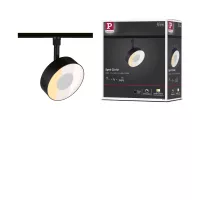 URail Schienenstrahler, rund, 160 lm, 5 W, 2700–4000 K, dimmbar, 230 V, matt schwarz - système d'accrochage et décoration - détail 14