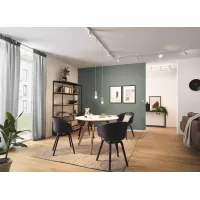 URail Track spotlight Circle 180lm 5W 3000K dimmable 230V Signal white - système d'accrochage et décoration - détail 10