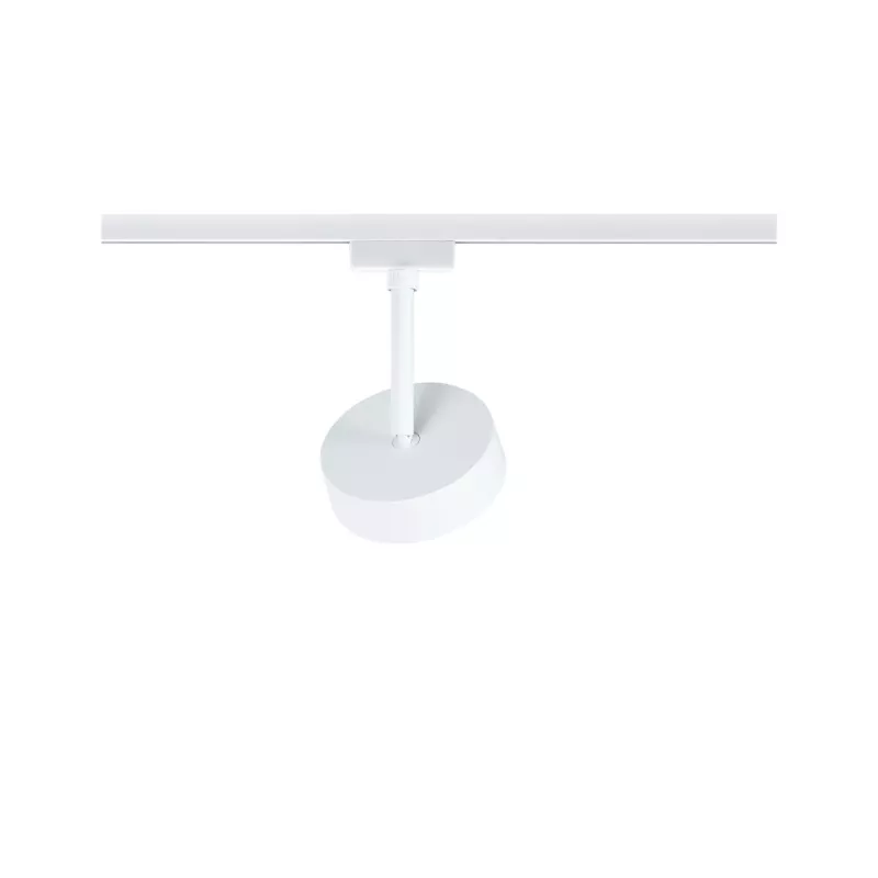 URail Gleisstrahler, rund, 190 lm, 5 W, 4000 K, dimmbar, 230 V, Signalweiß