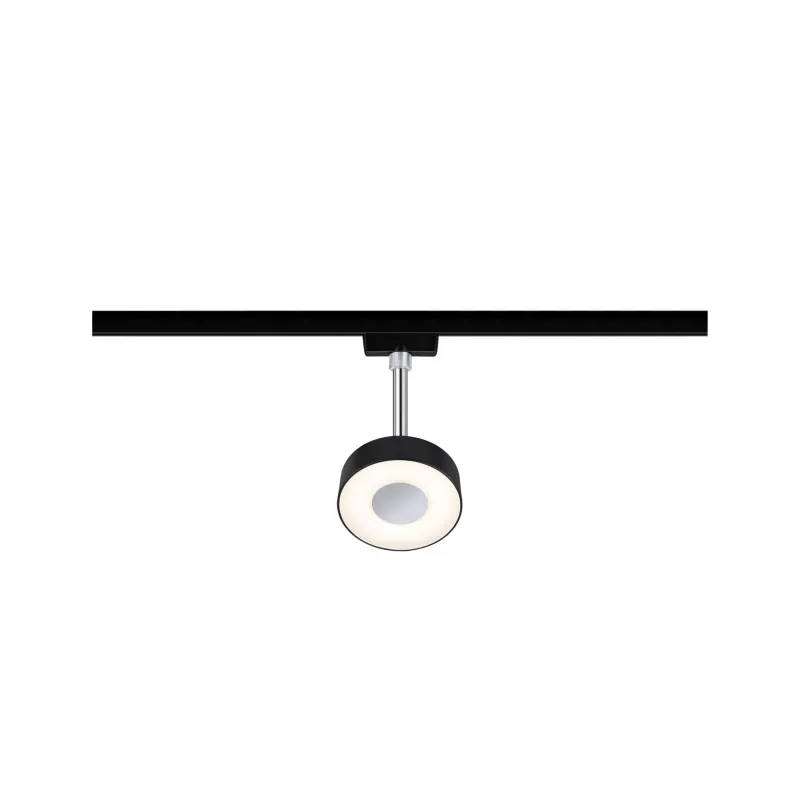 URail Track spotlight Circle 200lm 5W 2700K dimmable 230V Matt black