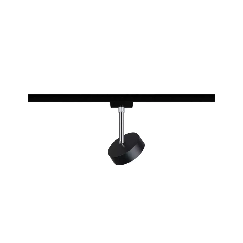 URail Spot sur rail Circle 200lm 5W 2700K gradable 230V Noir mat