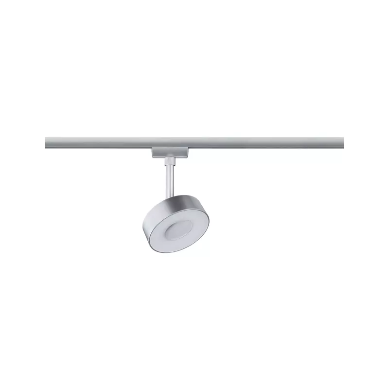 Foco circular para riel URail, 200 lm, 5 W, color blanco, con interruptor, 230 V.