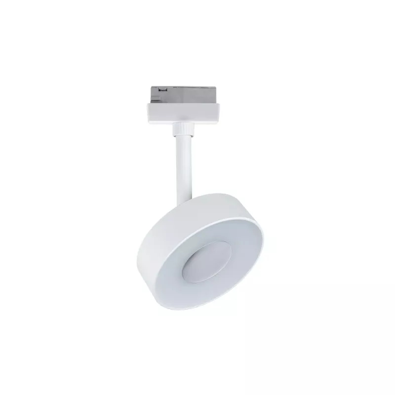 Foco circular para riel URail, 200 lm, 5 W, color blanco, con interruptor, 230 V.