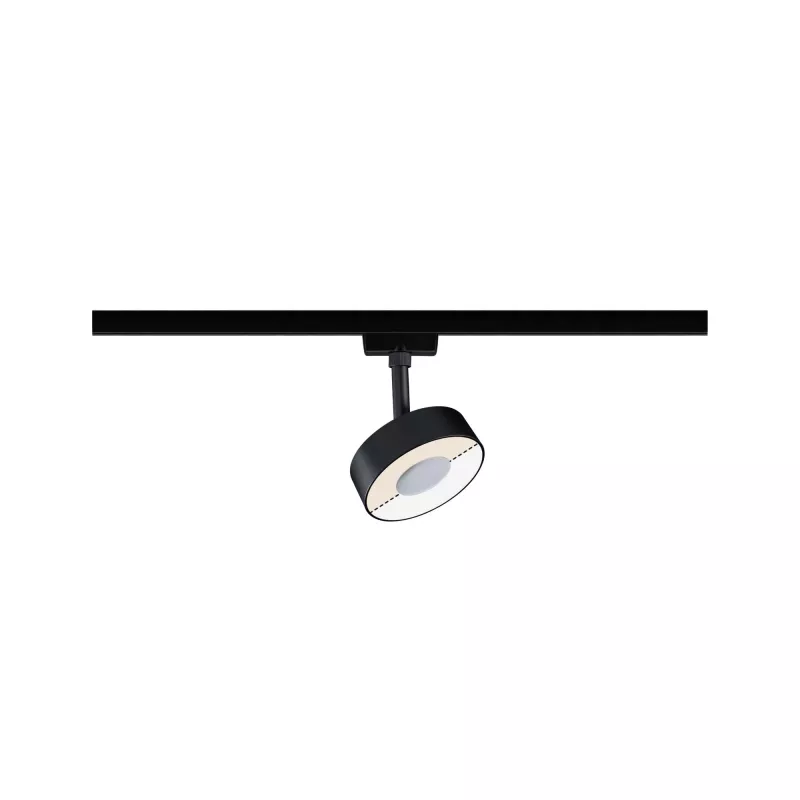 Foco circular para riel URail, 200 lm, 5 W, color blanco, con interruptor, 230 V.