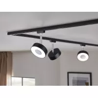 Foco circular para riel URail, 200 lm, 5 W, color blanco, con interruptor, 230 V. - système d'accrochage et décoration - détail 22