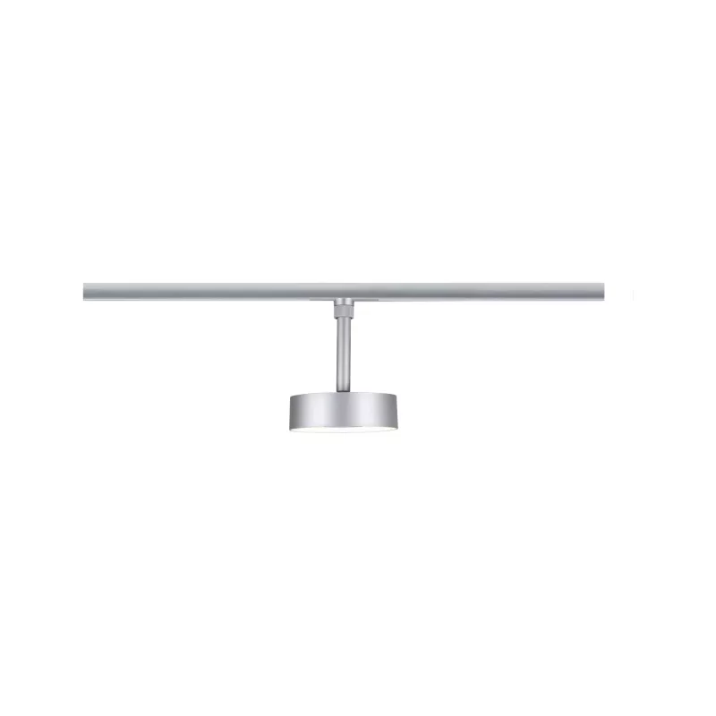 Foco para riel URail Circle 220lm 5W 2700 - 4000K regulable 230V Cromo mate
