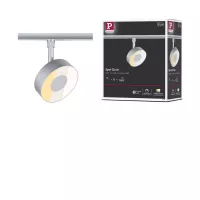 URail Track spotlight Circle 220lm 5W 2700 - 4000K dimmable 230V Matt chrome - système d'accrochage et décoration - détail 14