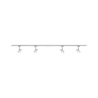 Foco para riel URail Circle Basic Kit 4x222lm 4x5.3W 2700K 230V Cromo mate, Cromo - système d'accrochage et décoration - détail 1