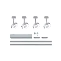 URail Schienenstrahler Circle Basic Kit 4x222lm 4x5,3W 2700K 230V Mattchrom, Chrom - système d'accrochage et décoration - détail 3