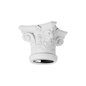 K1122 ORAC Chapiteau Durofoam L36 x H30 x L36 cm ORAC DECOR 1 - Cimaise Tableau