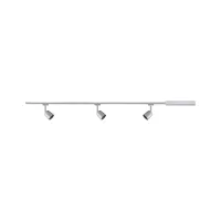 Kit básico de cubierta para foco de riel URAil GU10 máx. 3x10W regulable 230V Cromo mate, Cromo - système d'accrochage et décoration - détail 1