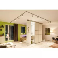 Kit básico de cubierta para foco de riel URAil GU10 máx. 3x10W regulable 230V Cromo mate, Cromo - système d'accrochage et décoration - détail 13