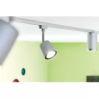 Kit básico de cubierta para foco de riel URAil GU10 máx. 3x10W regulable 230V Cromo mate, Cromo - système d'accrochage et décoration - détail 14