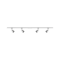 URail Schienenstrahler-Abdeckung Basisset GU10 max. 4x10W dimmbar 230V Mattchrom, Chrom - système d'accrochage et décoration - détail 2
