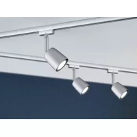 Kit básico de cubierta para foco de riel URAil GU10 máx. 4x10W regulable 230V Cromo mate, Cromo - système d'accrochage et décoration - détail 10