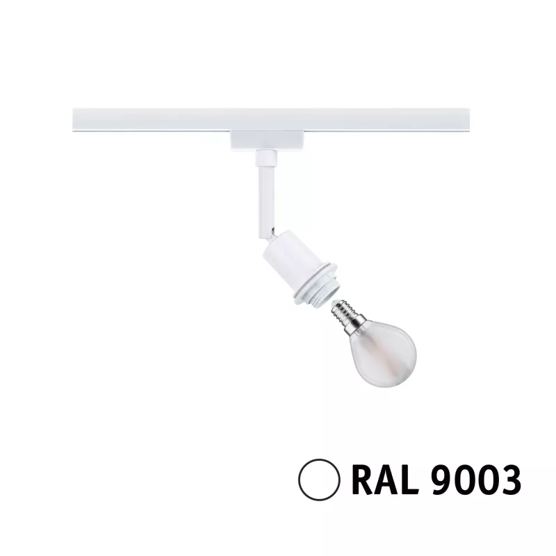 URail Schienenstrahler DecoSystems Basic E14 max. 20 W dimmbar 230 V Signal weiß