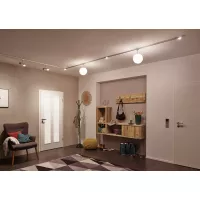 URail Track Spot Globe Individual Spot E14 max. 10W dimmable 230V Matte Chrome, Opal - système d'accrochage et décoration - détail 4