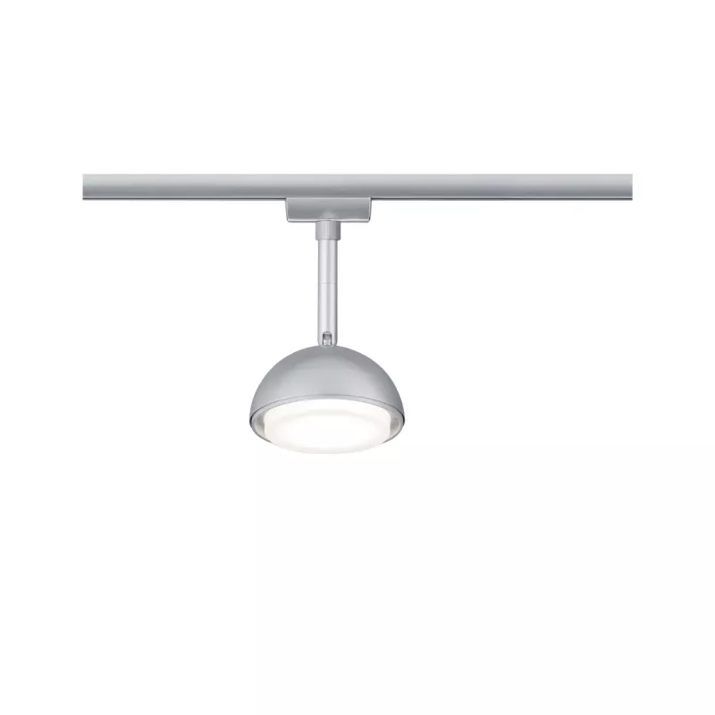 URail Schienenstrahler Hemi Einzelstrahler 425 lm 4,9 W 3000 K 230 V Mattchrom