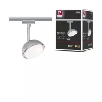 URail Schienenstrahler Hemi Einzelstrahler 425 lm 4,9 W 3000 K 230 V Mattchrom - système d'accrochage et décoration - détail 7