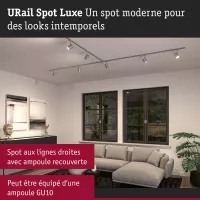 URail Spot sur rail Luxe GU10 max. 10W gradable 230V - système d'accrochage et décoration - détail 32