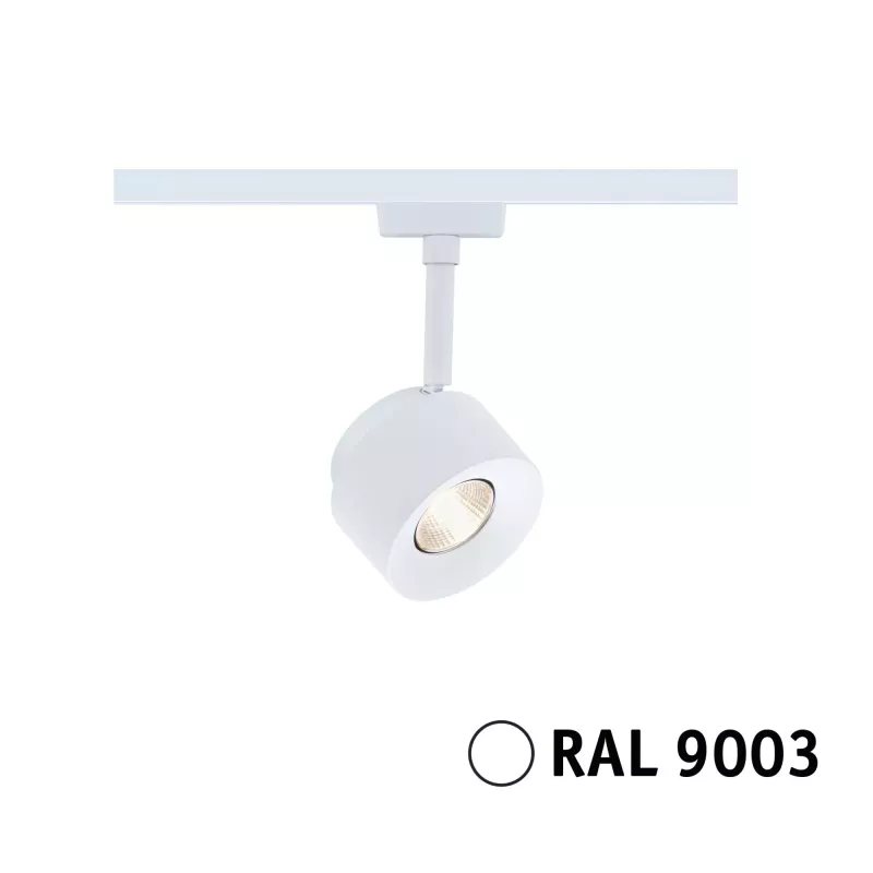 URail Track spotlight Pane 650lm 7.4W 3000K dimmable 230V Signal white