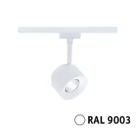 URail Schienenstrahler, 680 lm, 7,4 W, 4000 K, dimmbar, 230 V, Signalweiß - système d'accrochage et décoration - détail 5