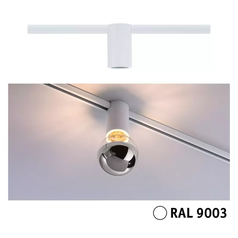 URail Track spotlight Socket E27 max. 20W dimmable 230V Signal white