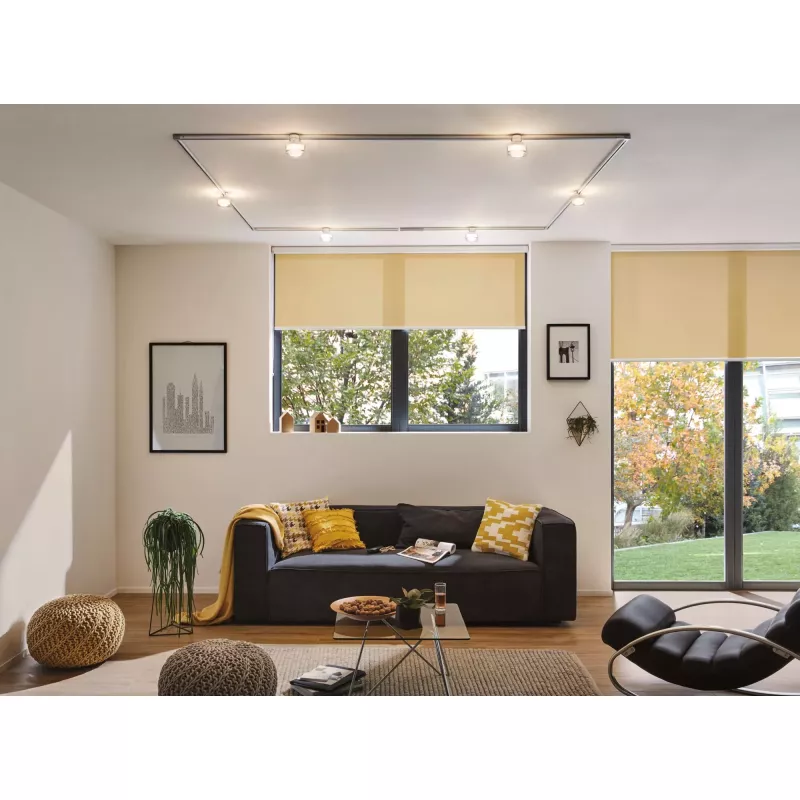 URail Spot auf Schienen Topa Dot Einzelstrahler 350 lm 4,9 W 2700 K dimmbar 230 V Chrom, Klar, Satin