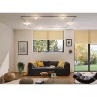 URail Spot sur rail Topa Dot Spot individuel 350lm 4,9W 2700K gradable 230V Chrome, Clair, Satiné - système d'accrochage et décoration - détail 6