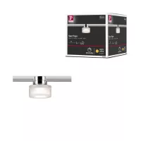 URail Spot on track Topa Dot Individual spotlight 350lm 4.9W 2700K dimmable 230V Chrome, Clear, Satin - système d'accrochage et décoration - détail 8