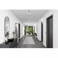 URail Spot on track Topa Dot Individual Spot 350lm 4.9W 4000K Dimmable 230V Chrome, Clear, Satin - système d'accrochage et décoration - détail 8