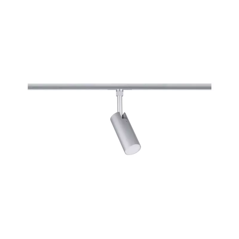 URail Spot sur rail Tubo Spot individuel 300lm 4W 2700 - 4000K 230V Chrome mat