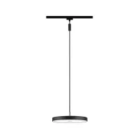URail Pendelleuchte Hildor, 3-stufig dimmbar, 850 lm, 15 W, 4000 K, 230 V, matt schwarz - système d'accrochage et décoration - détail 1