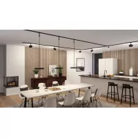 Lámpara colgante URail Hildor de 3 niveles de atenuación, 850 lm, 15 W, 4000 K, regulable, 230 V, negro mate. - système d'accrochage et décoration - détail 11
