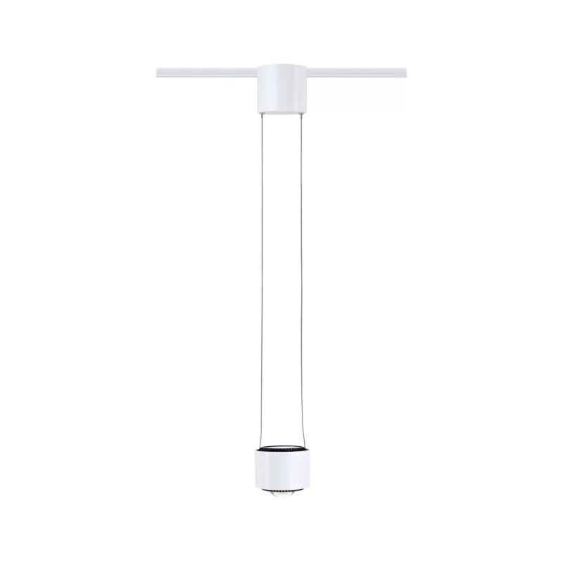 URail Pendant Lamp Aldan 750lm 8.5W 4000K dimmable 230V Signal white - système d'accrochage et décoration