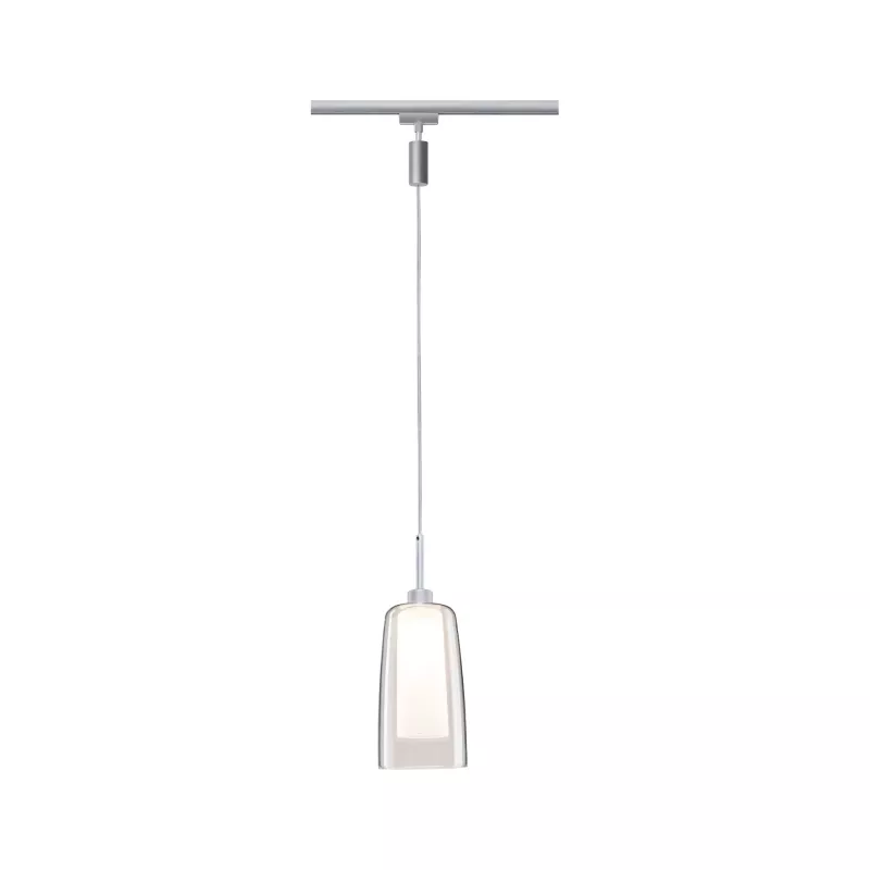 URail Suspension Arido II GU10 560lm 5W 2700K 230V Mattchrom, Klar, Satin - système d'accrochage et décoration