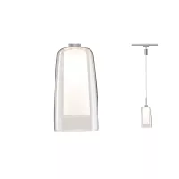 URail Suspensión Arido II GU10 560lm 5W 2700K 230V Cromo mate, Transparente, Satinado - système d'accrochage et décoration - détail 6